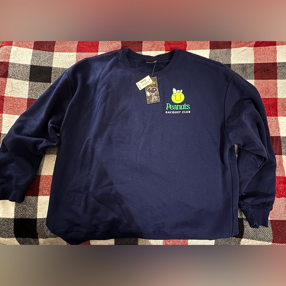 Peanuts Navy Crewneck Sweater